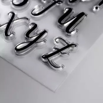 Штамп для творчества силикон «Английские буквы», 1814 см