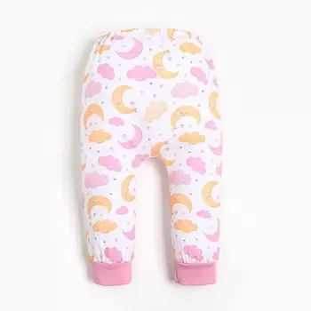 Штанишки детские, цвет белый, рост 68 см