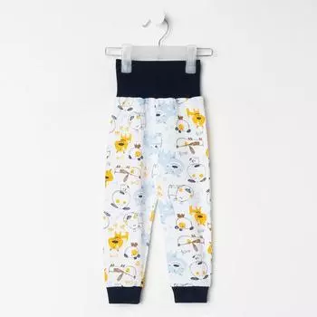 Штанишки детские, цвет белый, рост 74-80 см