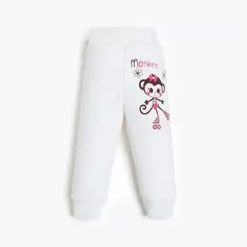 Штанишки детские, цвет белый, рост 74 см