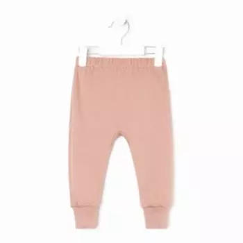 Штанишки детские, цвет бежевый, рост 68 см