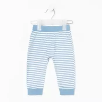 Штанишки детские, цвет голубой/полоса, рост 80 см