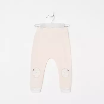 Штанишки детские, цвет кремовый, рост 68 см