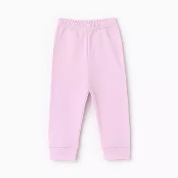 Штанишки детские, цвет лиловый, рост 74-80 (9 -12 мес)