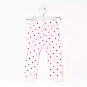 Штанишки детские, цвет розовый, рост 62 см