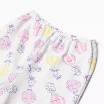 Штанишки детские, цвет розовый/воздушный шар, рост 80 см