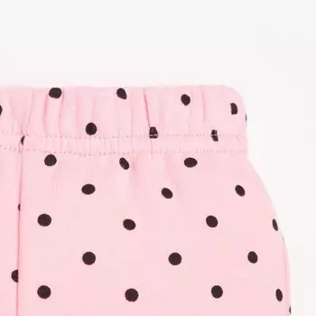 Штанишки для девочки, цвет персиковый, рост 68-74 см