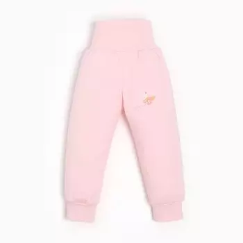 Штанишки для девочки, цвет розовый/перфект, рост 56-62 см