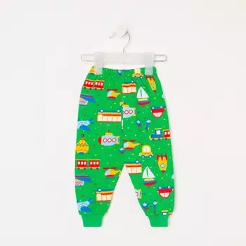 Штанишки для мальчика, цвет зелёный, рост 80 см