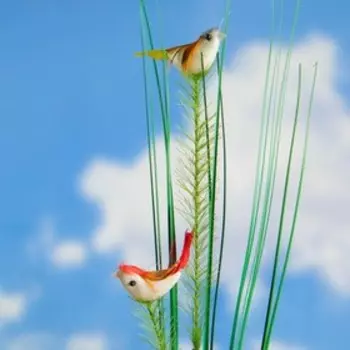 Штекер садовый "Птички" 4х2см, 75см