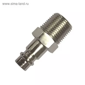 Штекер WIEDERKRAFT WDK-83PM, рапид - с наружной резьбой 3/8", 10 шт