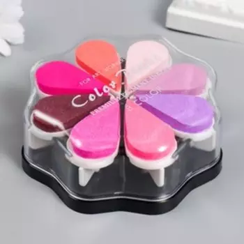 Штемпельная подушка "Любовь" набор 8 цветов 4,2х11х11 см