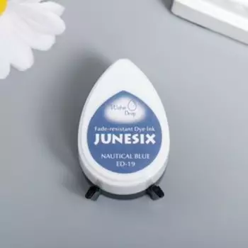 Штемпельная подушка "Морской синий" устойчивые к выцветанию 4,8х3,5 см