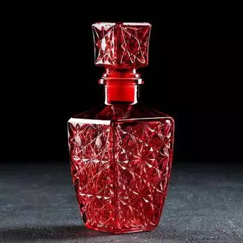 Штоф стеклянный «Галерея. Снежинки», 450 мл, цвет МИКС