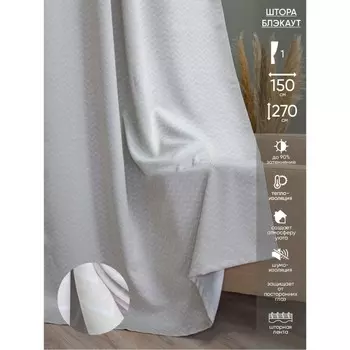 Штора «Блэкаут», размер 150x270 см