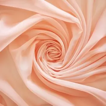 Штора для кухни вуаль-однотонная арка 285х160 см, св.персик, 100% полиэстер