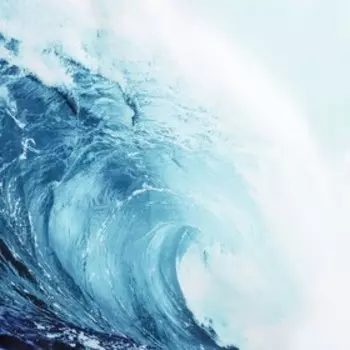 Штора для ванной Доляна WAVE, с люверсами, 180180 см, полиэстер