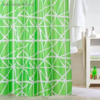 Штора для ванной комнаты 200х200 см, Green Nest