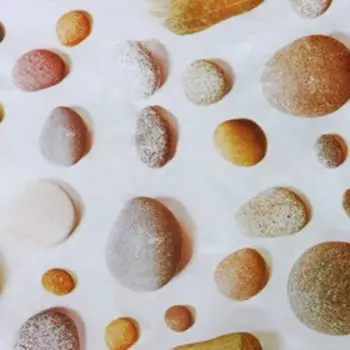 Штора для ванной Доляна «Галька», 180180 см, EVA