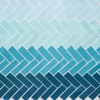 Штора для ванной комнаты Доляна «Плитка», 180×180 см, полиэстер