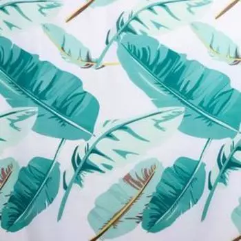 Штора для ванной комнаты Доляна «Тропики», 180×180 см, полиэстер, цвет МИКС