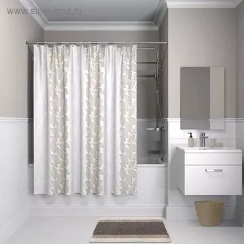 Штора для ванной комнаты IDDIS B14P118i11, размер 180 x 180 см, полиэстер