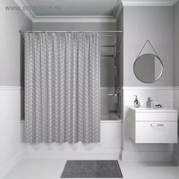 Штора для ванной комнаты IDDIS B41P224i11, размер 200 x 240 см, полиэстер