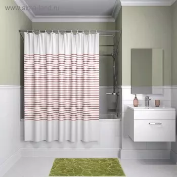 Штора для ванной комнаты IDDIS B43P224i11, размер 200 x 240 см, полиэстер