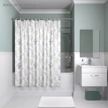 Штора для ванной комнаты IDDIS B45P224i11, размер 200 x 240 см, полиэстер