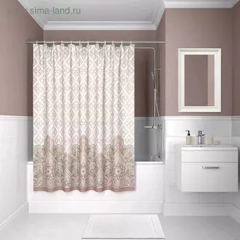 Штора для ванной комнаты IDDIS D08P218i11, размер 200 x 180 см, полиэстер