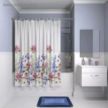 Штора для ванной комнаты IDDIS PEVA P06PV11i11, размер 180 x 180 см