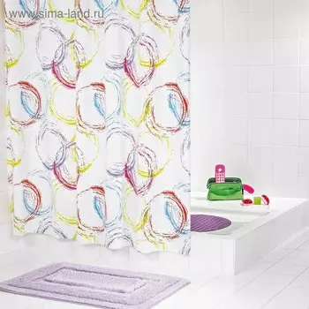 Штора для ванной комнаты Party 180х200 см