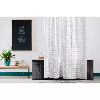Штора для ванной тканевая Pretty, 180х200 см