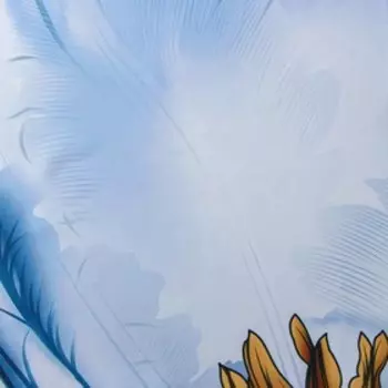 Штора для ванны Доляна «Акварель» с люверсами, 180180 см