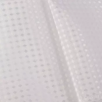 Штора для ванны «Каприз», размер 180х200 см, цвет белый