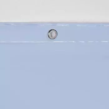 Штора для ванной SAVANNA «Классик», с люверсами, 180180 см, EVA, голубая