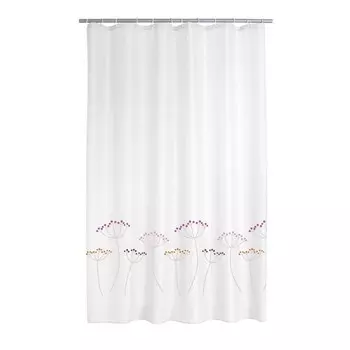 Штора для ванных комнат Flora цветной 180х200 см