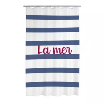 Штора для ванных комнат La Mer цветной 180х200 см