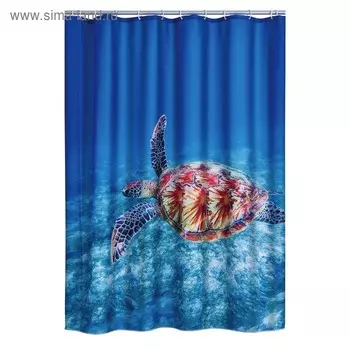 Штора для ванных комнат Sea World, 180х200 см