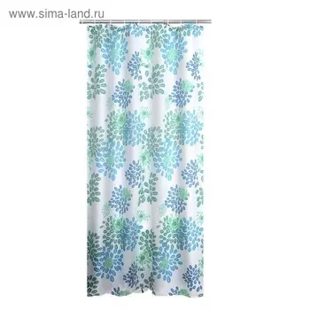 Штора для ванных комнат Spring, цветная, 180x200 см