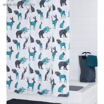 Штора для ванных комнат Topsy-Turvy-World, 180х200 см