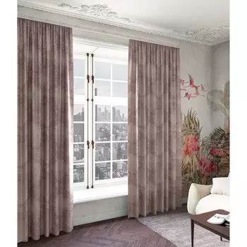 Штора «Халиф», размер 170x280 см, цвет розовый