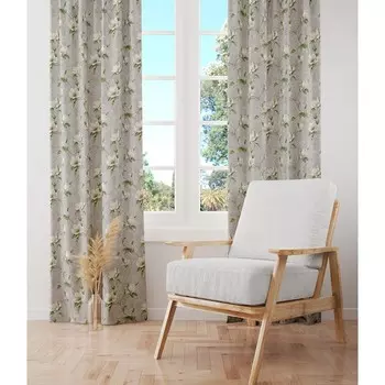 Штора «Мерида», размер 140x260 см, цвет серый