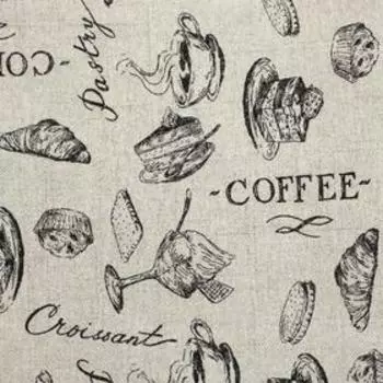 Штора на тесьме Coffe lm, размер 276x270 см