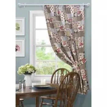 Штора на тесьме Love, размер 136х175 см