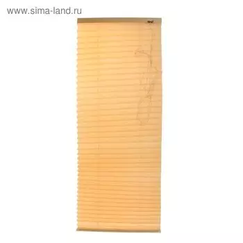 Штора плиссе, размер 140х160, цвет персик