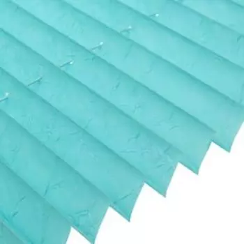 Штора плиссе, размер 160х160, цвет голубой