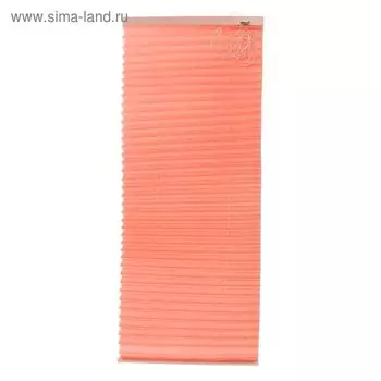 Штора плиссе, размер 160х160, цвет розовый