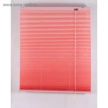 Штора-плиссе, размер 190х160 см, цвет розовый
