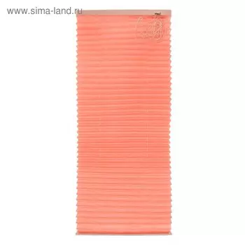 Штора плиссе, размер 60х160, цвет розовый